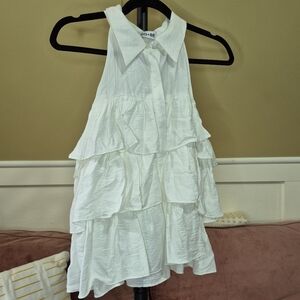 DO+BE White Layered Blouse